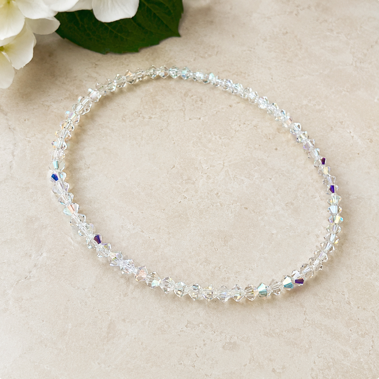 Swarovski Crystal Stretch Anklet
